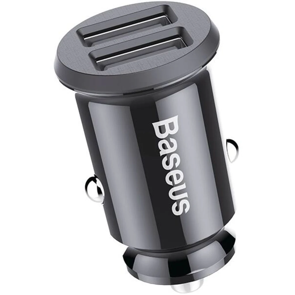 Автомобільний зарядний пристрій Baseus Grain (2USB 3.1A) Black