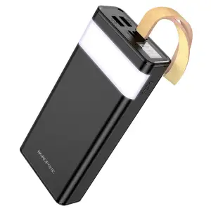 Зовнішній акумулятор Borofone BJ18 Coolmy 20000 mAh Black