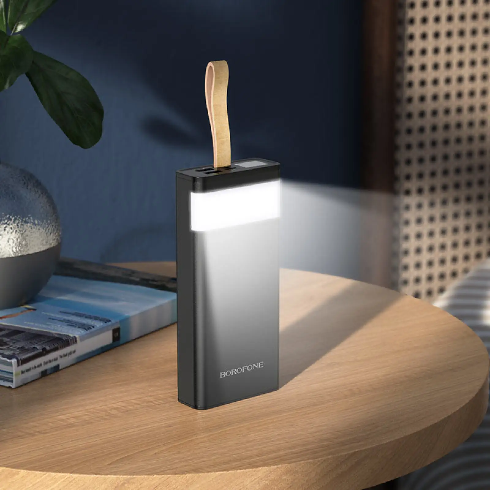 Зовнішній акумулятор Borofone BJ18 Coolmy 20000 mAh Black