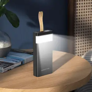 Зовнішній акумулятор Borofone BJ18 Coolmy 20000 mAh Black