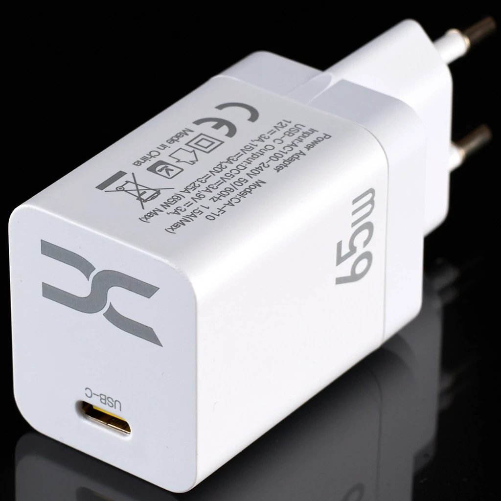 Мережевий зарядний пристрій DC PD/65W (CA-F10) White