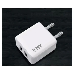 МЗП iPhone 5/6 EMY MY226 Wall Charger (2 USB/2.4A) + cable White