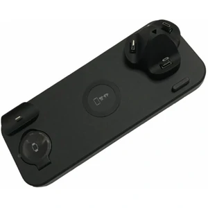 Бездротова зарядка 6in1 (Micro, Lightning, Type-C) Fast Charger Black