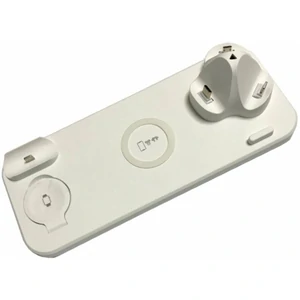 Колір: Білий - Бездротова зарядка 6in1 (Micro, Lightning, Type-C) Fast Charger White