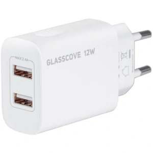 СЗУ Glasscove 12W 2-Port USB (TC-012A) White
