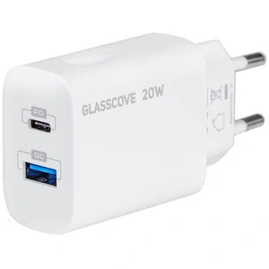 СЗУ Glasscove 20W 2-Port Type-C+USB (TC-012APQ20) White