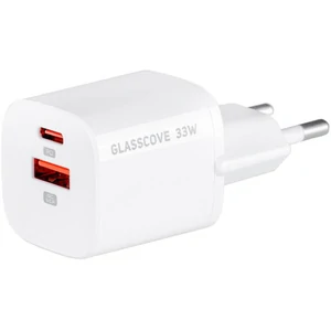 СЗУ Glasscove 33W GAN 2-Port Type-C+USB (TC-099BPQ33) White