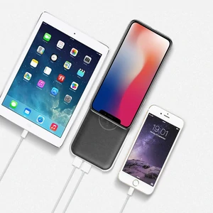 Зовнішній акумулятор Golf W2 8000 mAh Black (бездротова зарядка)