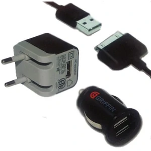 АЗУ Griffin PowerDuo Micro Car+Wall Chargers для iPhone и iPod