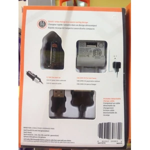 Зарядное устройство Griffin PowerDuo Micro Car+Wall Chargers для iPhone и iPod