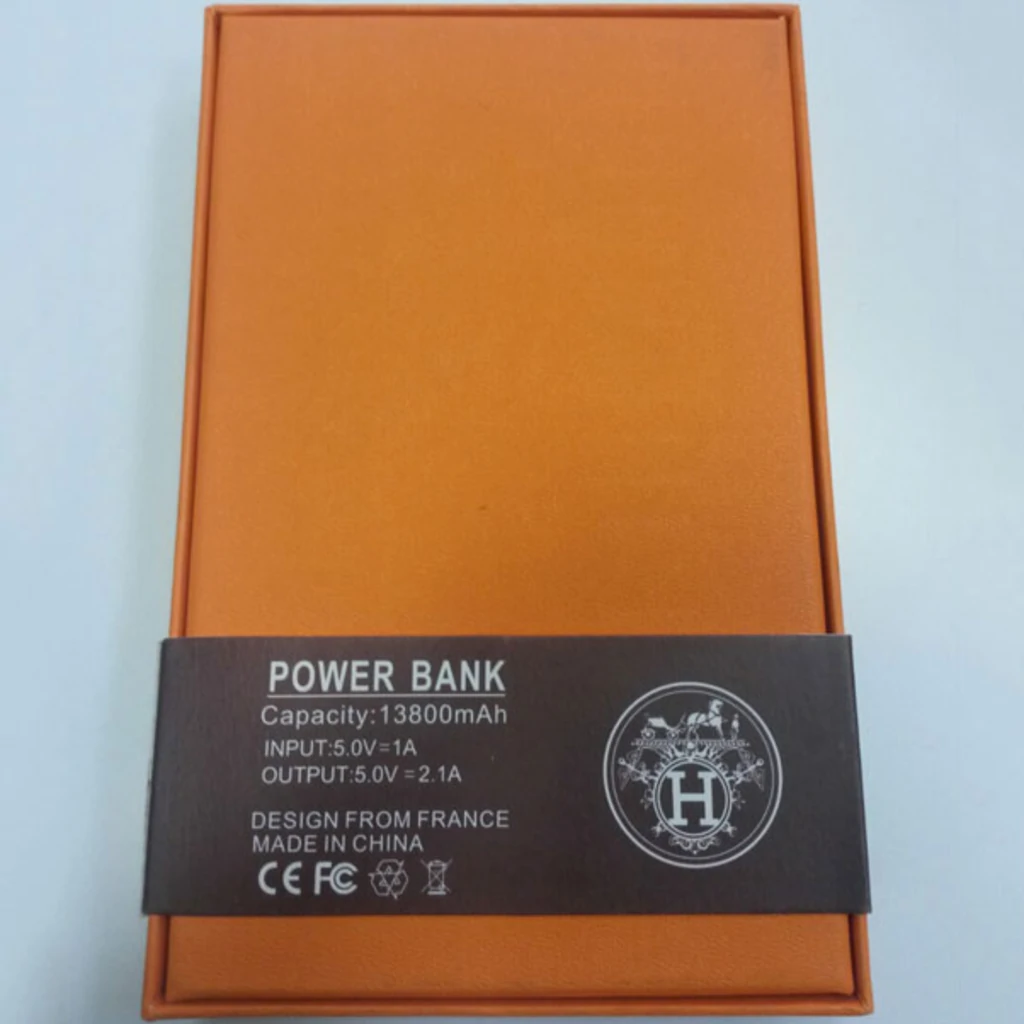 Зовнішній акумулятор Hermes Power Bank 13800 mAh White
