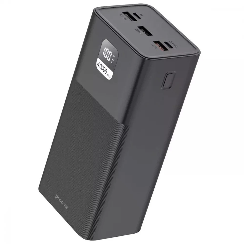 Зовнішній акумулятор Proove Giant 100W 40000mAh Black (PBGI99320001)