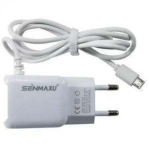 СЗУ iPhone 5/6 Senmaxu SMX-012 Wall Charger + cable (1 USB/2.1A) White