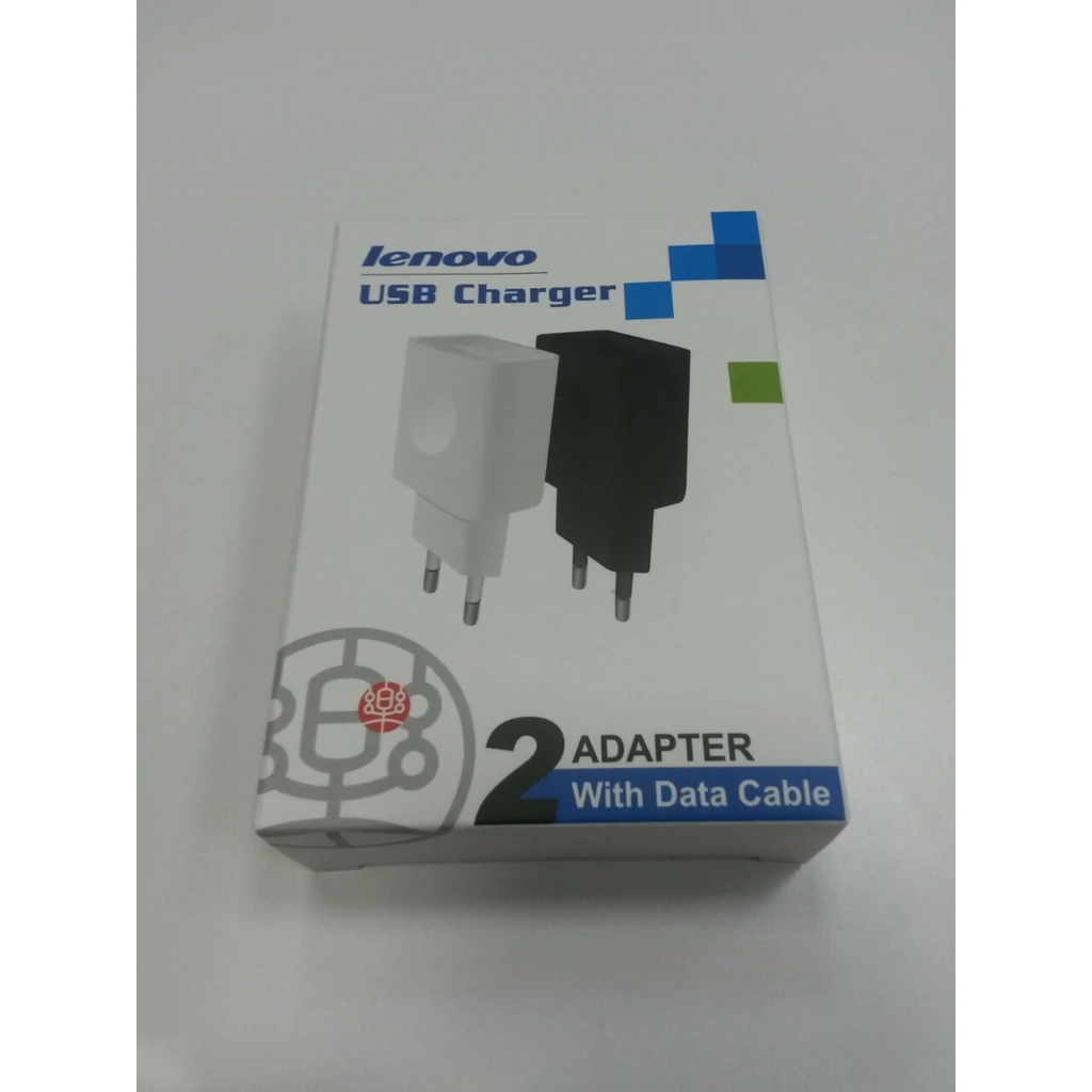 Сетевое зарядное устройство Lenovo 2в1 (1USB) 1.5A Black