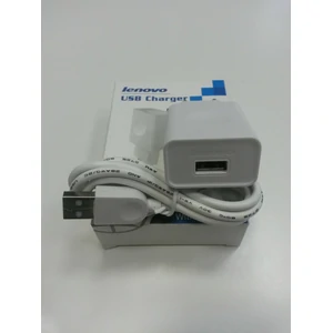СЗУ Lenovo 2в1 (1USB) 1.5A White