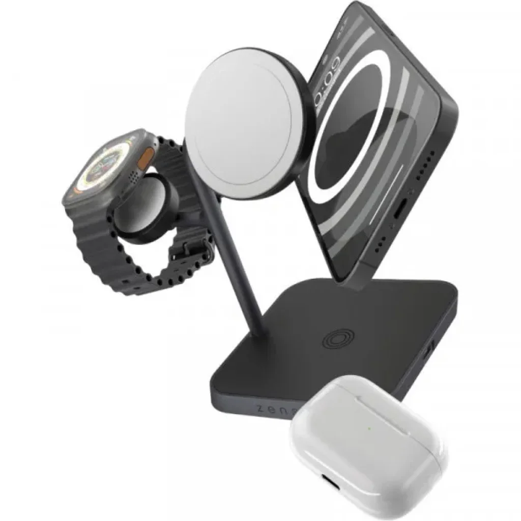 Бездротова зарядка Zens 4-in-1 MagSafe + Watch Wireless Charging Station (ZEAPDC01/00)