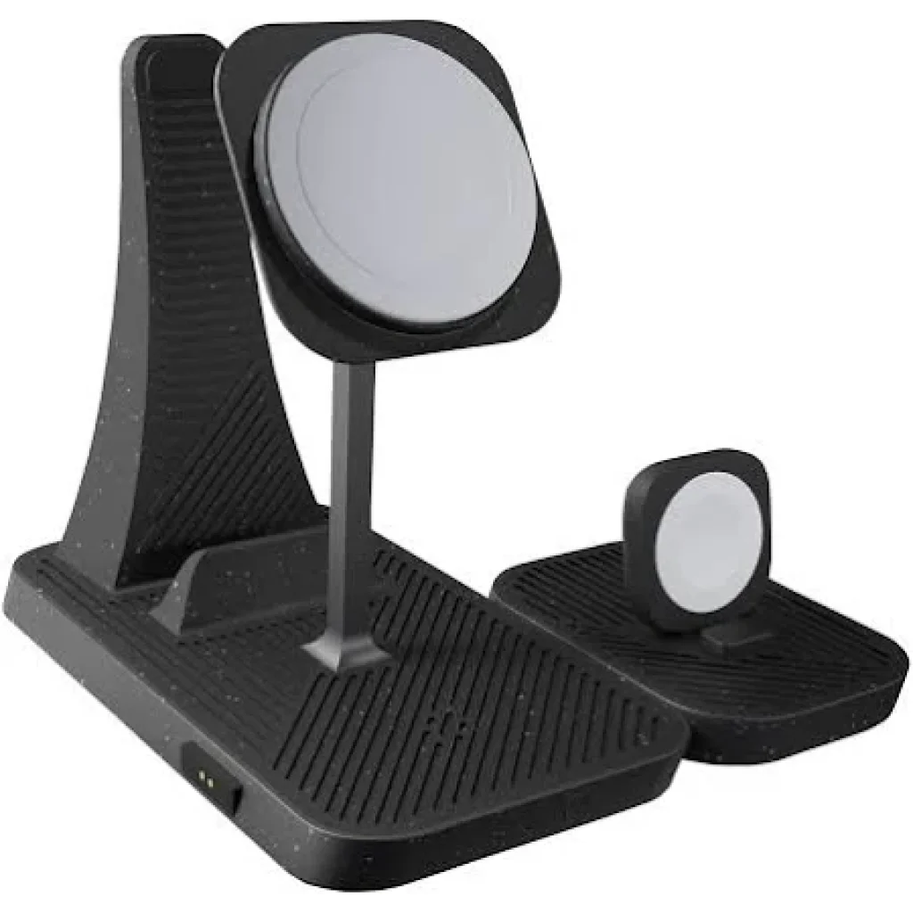 Бездротова зарядка Zens 4-in-1 Modular Wireless Charger with iPad Charging Stand Black (ZEAPM03/00)
