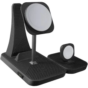 Бездротова зарядка Zens 4-in-1 Modular Wireless Charger with iPad Charging Stand Black (ZEAPM03/00)