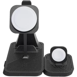 Бездротова зарядка Zens 4-in-1 Modular Wireless Charger with iPad Charging Stand Black (ZEAPM03/00)