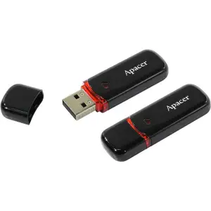 USB накопичувач Apacer 32 GB AH333 Mysterious Black USB 2.0 (AP32GAH333B-1)