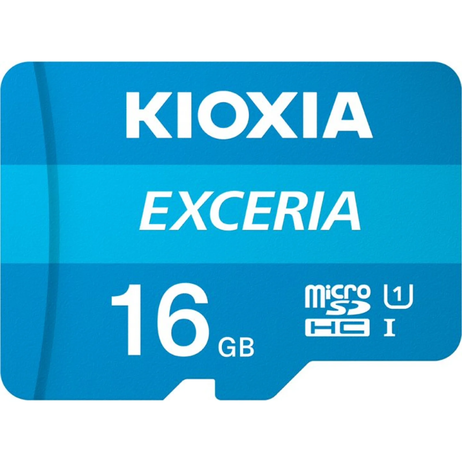 Карта памяти Kioxia 16 GB microSDHC Class 10 UHS-I + SD Adapter (LMEX1L016GG2)