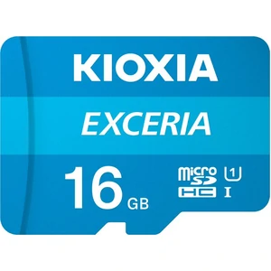 Карта памяти Kioxia 16 GB microSDHC Class 10 UHS-I + SD Adapter (LMEX1L016GG2)