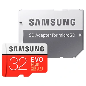 Карта пам'яті Samsung 32 GB microSDHC Class 10 UHS-I Evo Plus + SD адаптер MB-MC32GA