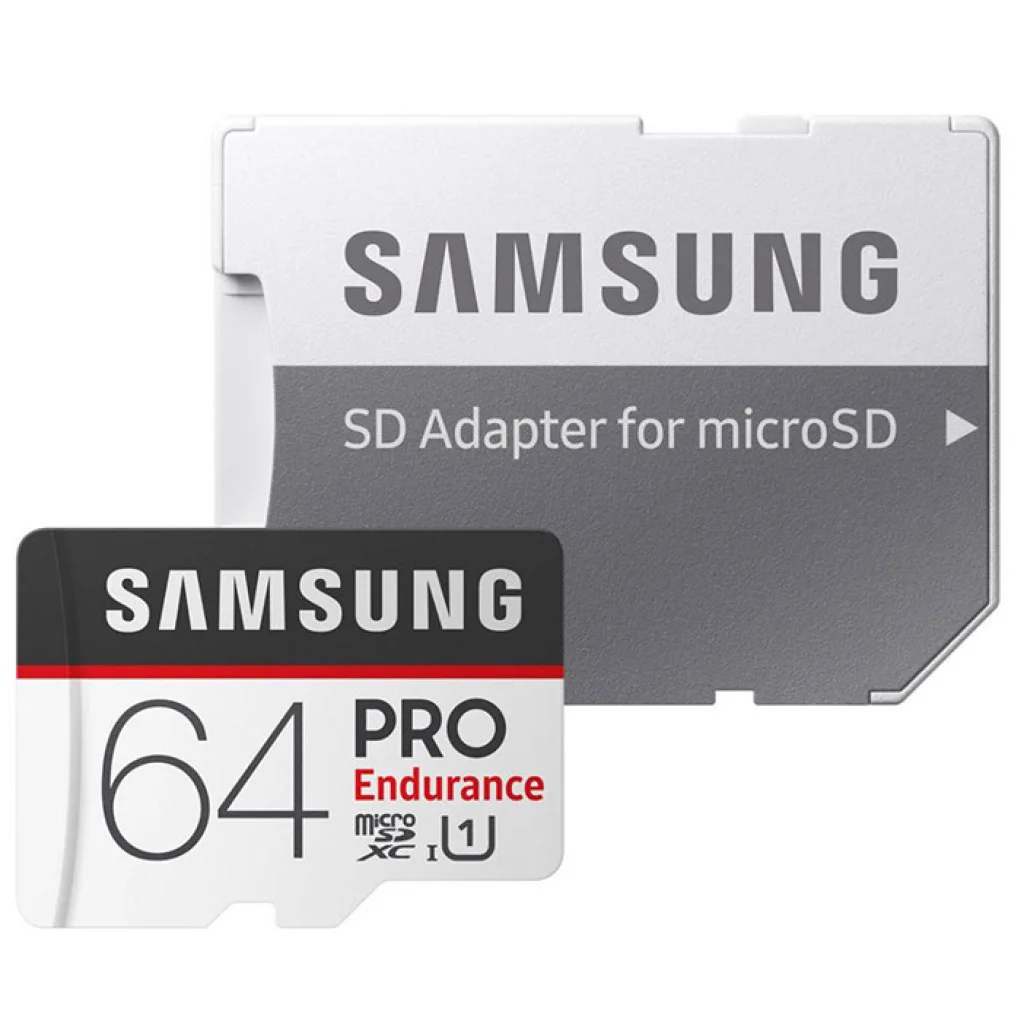 Карта пам'яті Samsung 64 GB microSDXC Class 10 UHS-I Pro Endurance + SD adapter MB-MJ64GA