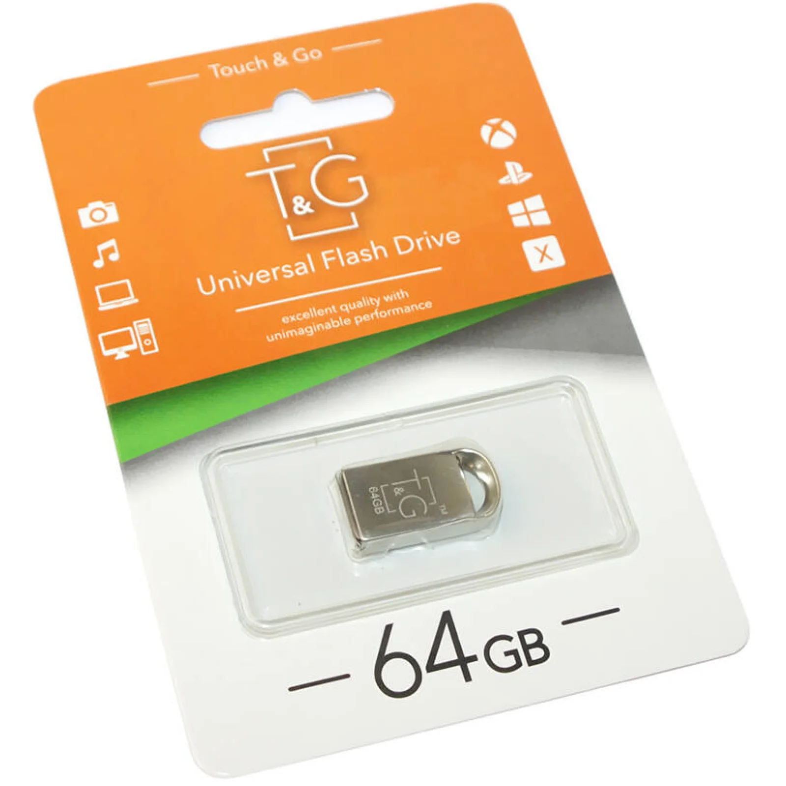 USB накопитель T&G 107 Metal Series 64GB