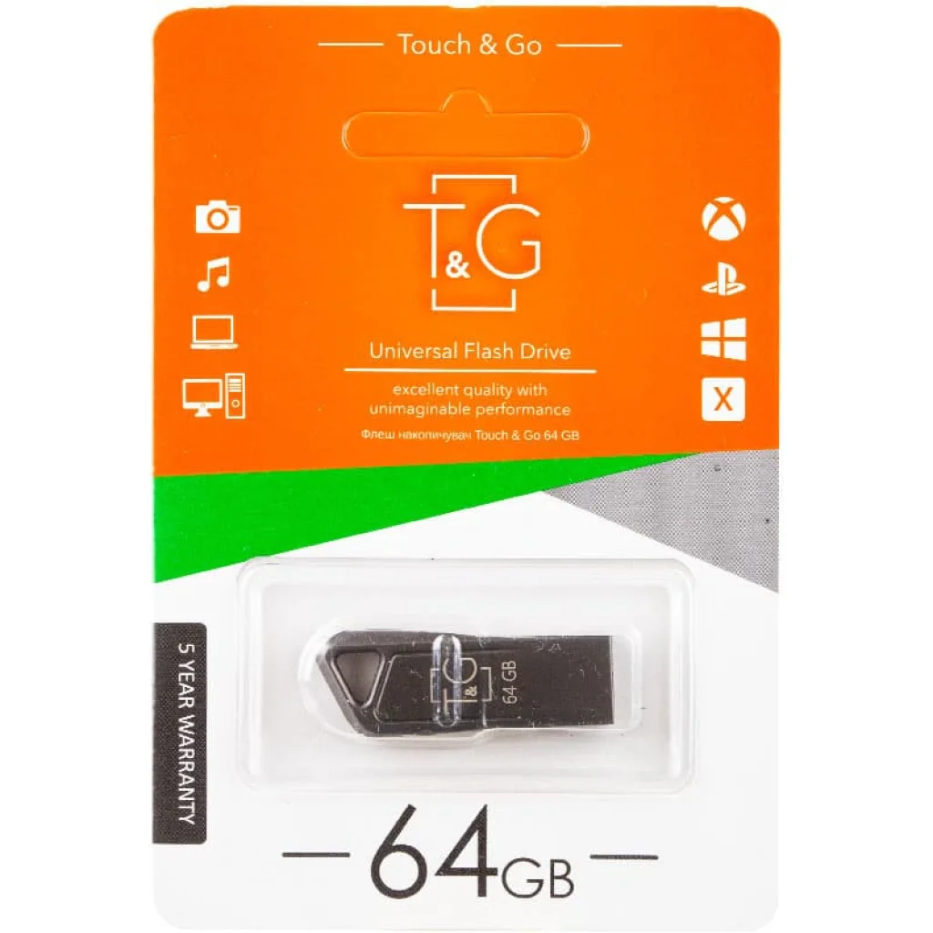 USB накопичувач T&G 114 Metal Series 64GB