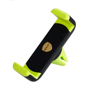 Автотримач Golf GF-CH01 Black/Green (Кріплення вентиляційна решітка)