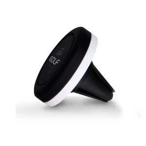 Автотримач Golf GF-CH02 Magnet White/Black (Кріплення вентиляційна решітка)