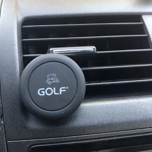 Магнітний автодержатель Golf GF-CH02 Magnet White/Black (Кріплення вентиляційна решітка)