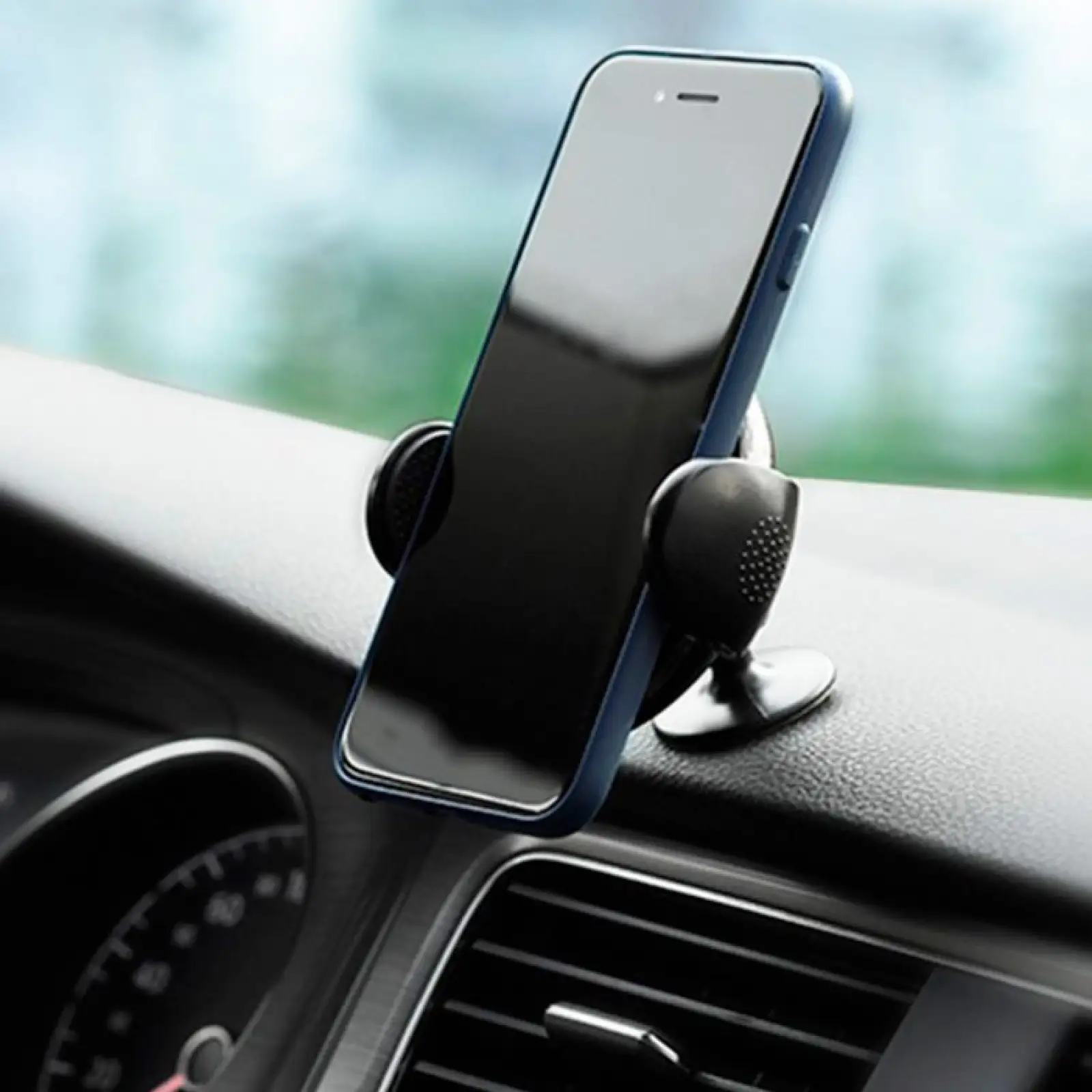 Автотримач Hoco Car Mount CW4 + Wireless Fast Charger Black