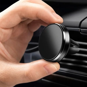 Магнитный автодержатель Optima RM-C04 Black (Крепление вентиляционная решетка)