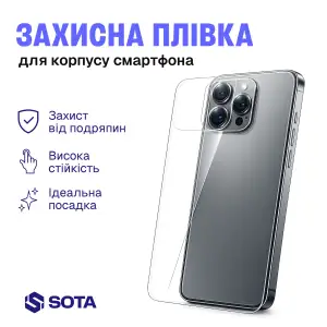 Полиуретановая матовая защитная пленка для корпуса iPhone XR, iPhone 11