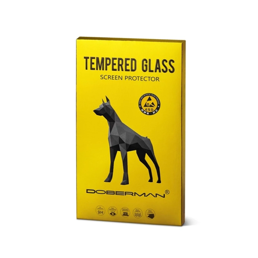 Захисне скло Doberman Tempered Glass 9H Black для iPhone 15 Pro