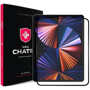 Защитное стекло +NEU Chatel Corning Gorilla Glass Front Black для iPad Pro 12.9 2018/2020/2021
