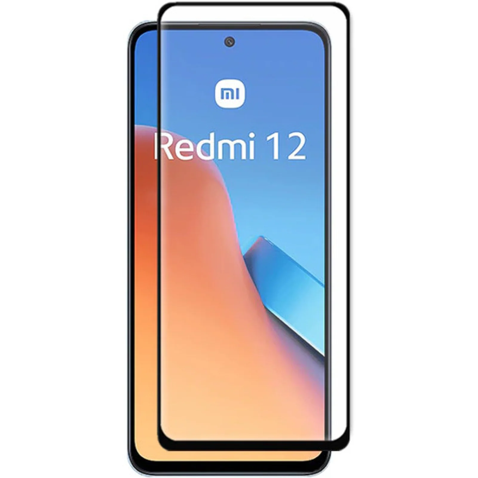 Защитное стекло Full Glue 5D Black для Xiaomi Redmi 12, Xiaomi Redmi 13, Xiaomi Redmi Note 12R
