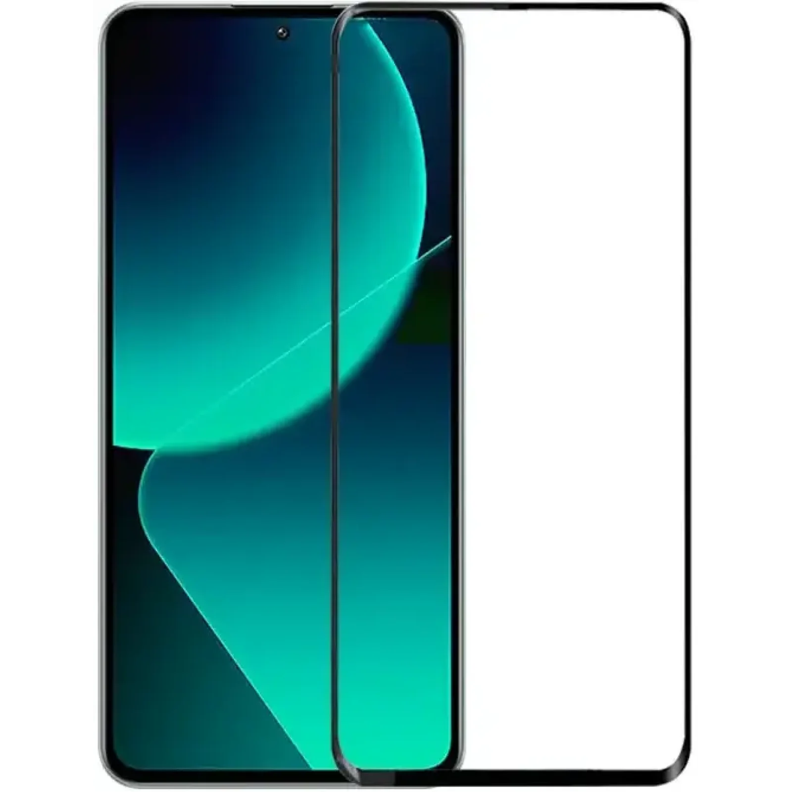 Захисне скло Full Glue 3D Black для Xiaomi 13T, Xiaomi 13T Pro, Xiaomi Redmi Note 13 4G