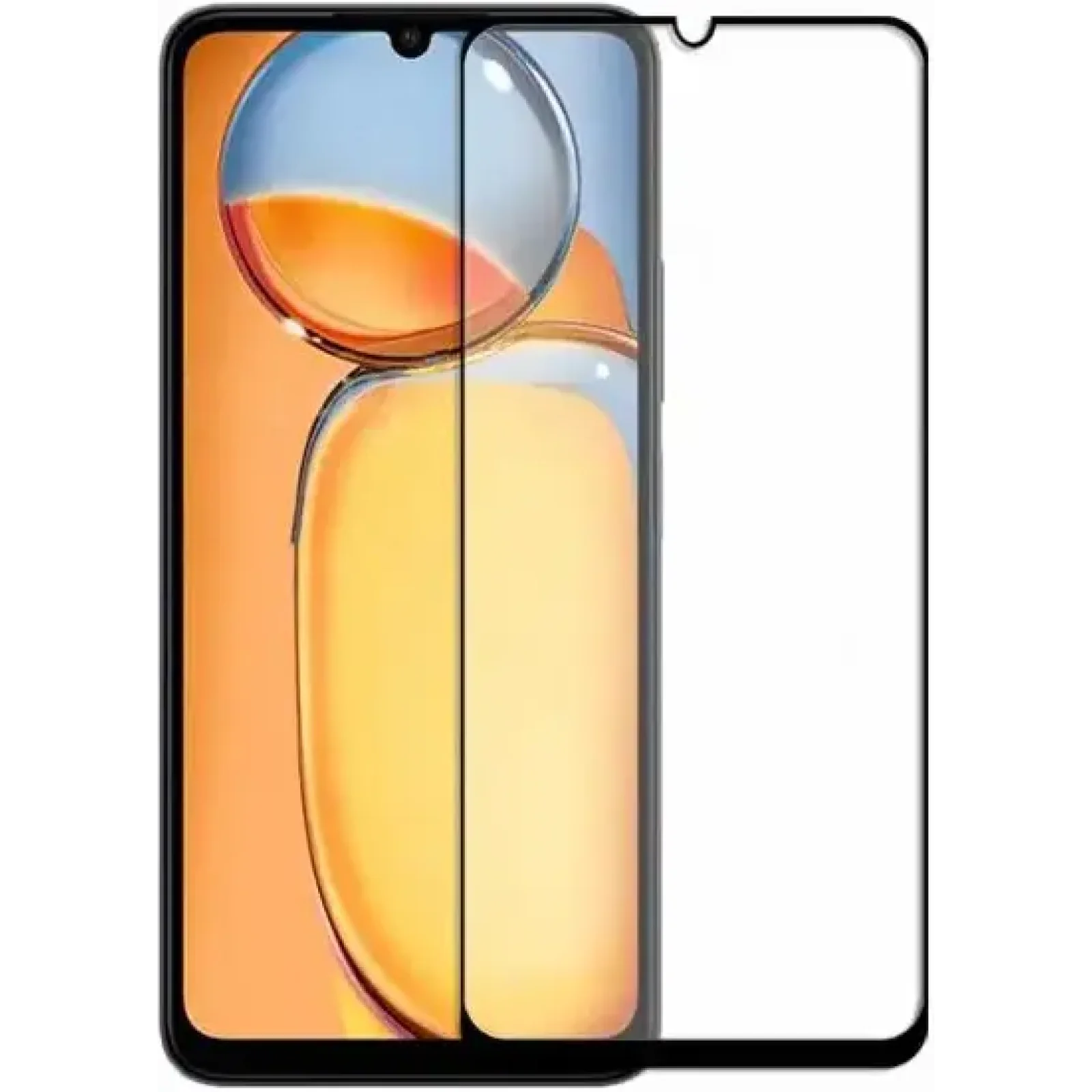 Захисне скло Full Glue 5D Black для Xiaomi Redmi 14C, Poco C75