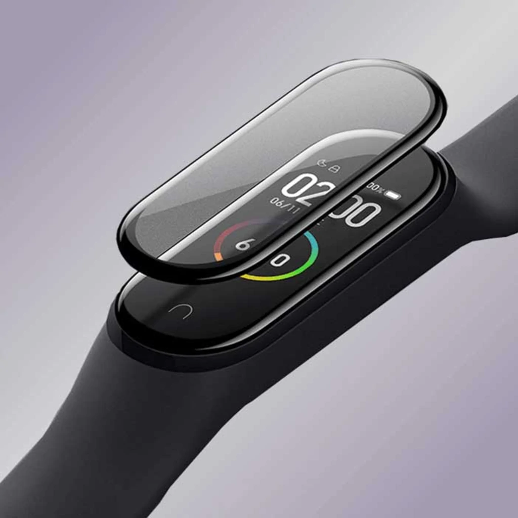 Захисне скло Full Screen Black для Xiaomi Mi Smart Band 4