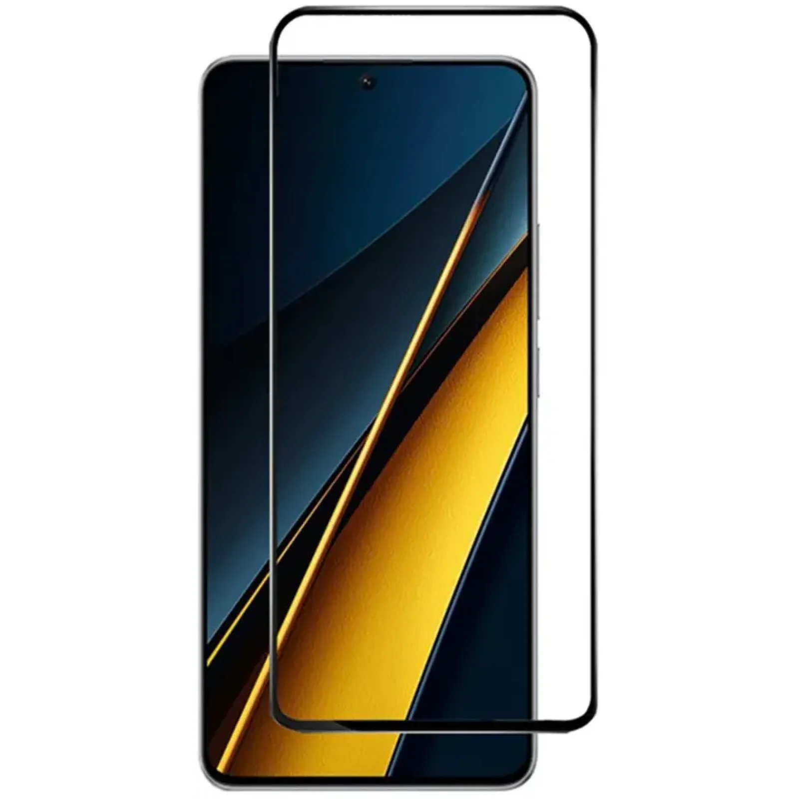 Защитное стекло Full Glue 5D Black для Redmi Note 13 Pro, Poco X6