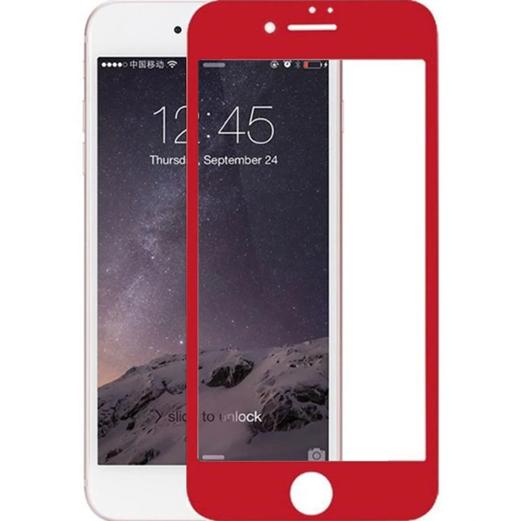 Защитное стекло 4D Glass Red для Apple iPhone 6, iPhone 6s