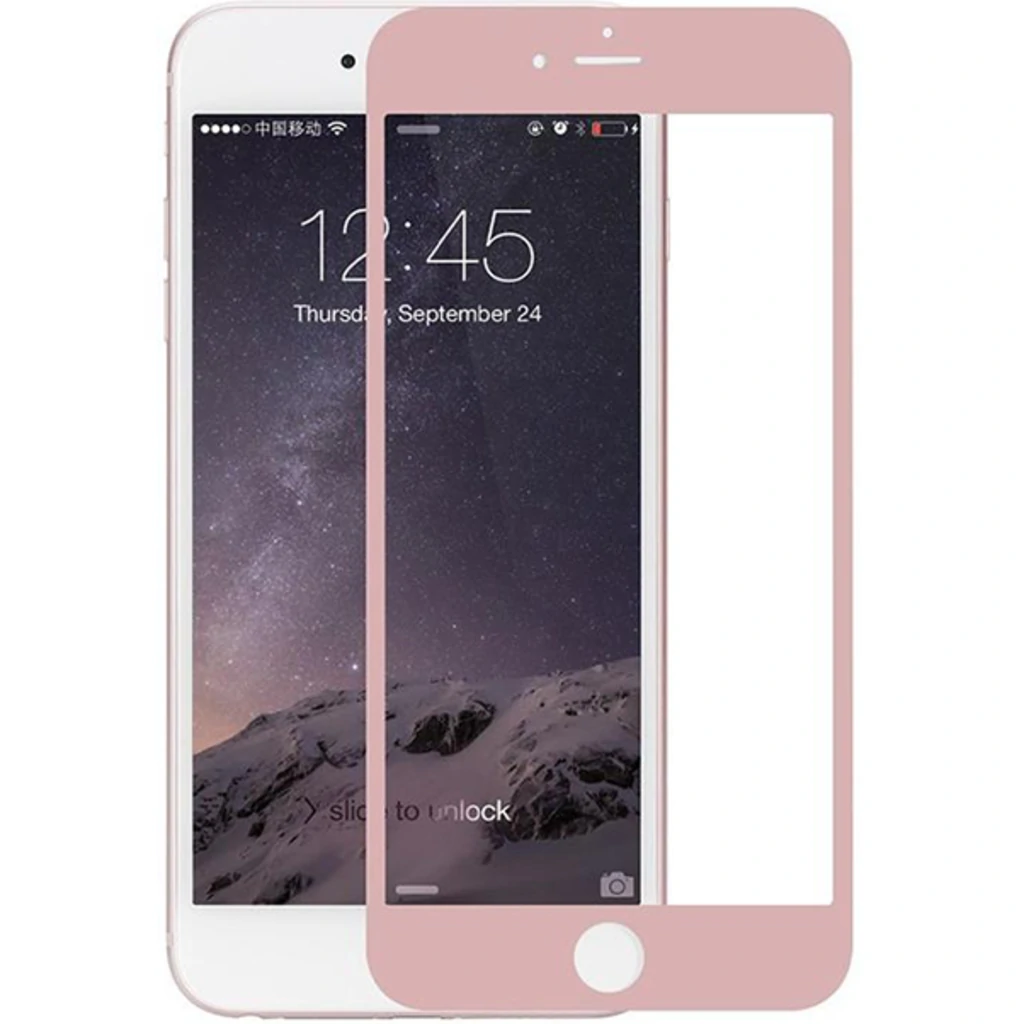 Защитное стекло 4D Glass Rose Gold для Apple iPhone 6 Plus, iPhone 6s Plus