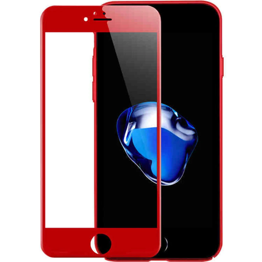 Захисне скло 4D Glass Red для Apple iPhone 7 Plus