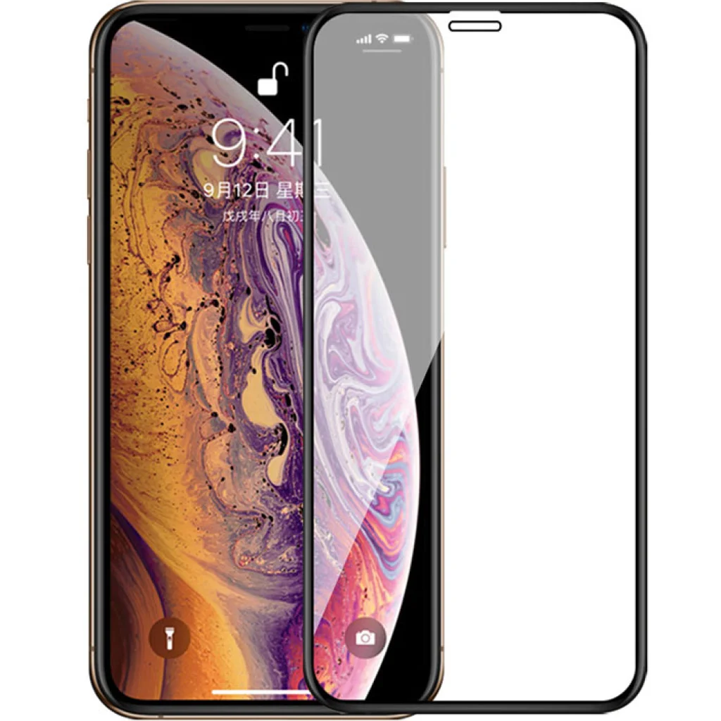 Защитное стекло +NEU Chatel Full 3D Crystal Front Black для iPhone 11, iPhone XR