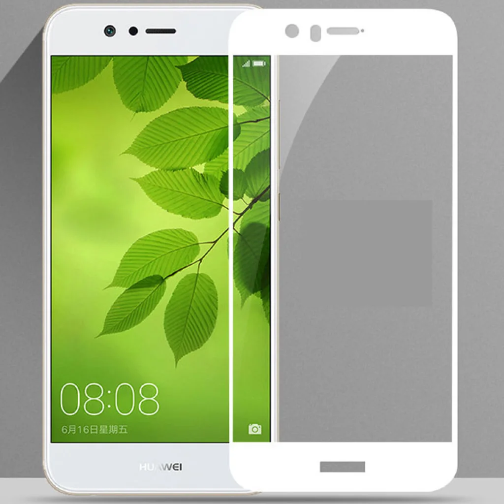 Захисне скло Full Screen White для Huawei Nova 2