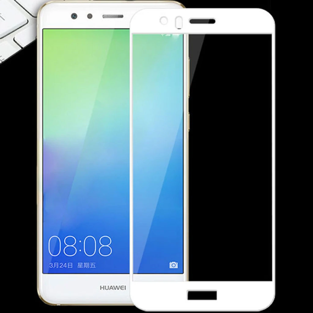 Защитное стекло Full Screen White для Huawei P10 Lite