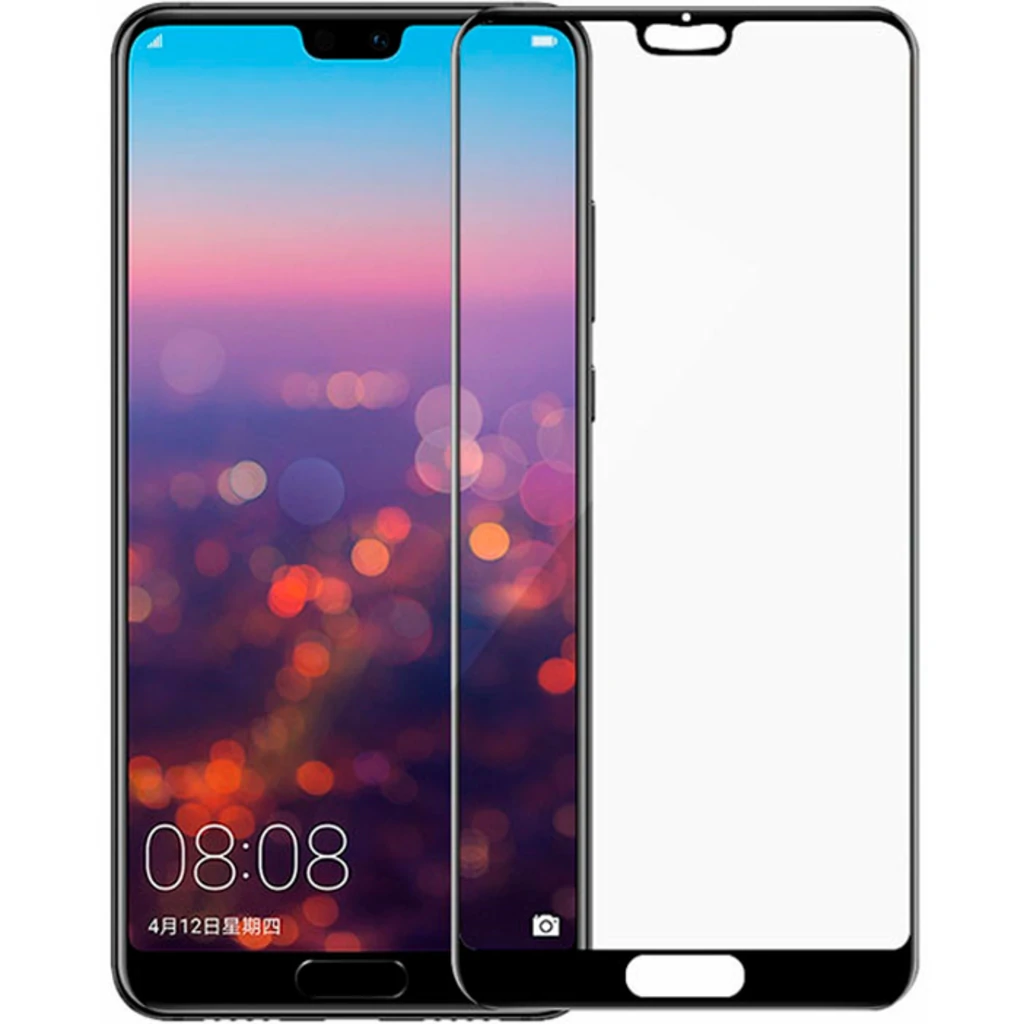 Захисне скло Full Screen Black для Huawei P20 Pro